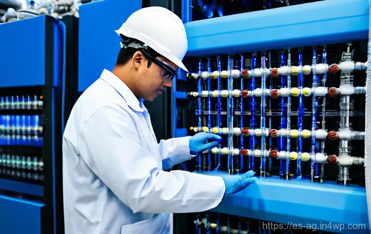 해수 담수화의 경제적 타당성 분석 - **A highly efficient, sustainable desalination plant located on the sun-drenched coast of Andalusia,...