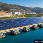 Home 19 해수 담수화의 기술 마케팅 전략 - A modern desalination plant featuring advanced reverse osmosis membranes and energy recovery devices...